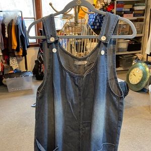 Denim overalls